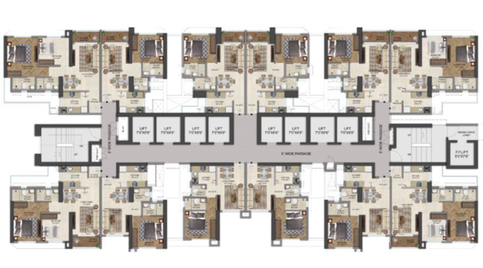Runwal-Enchanted-Tower-E-Typical-floor-Plan
